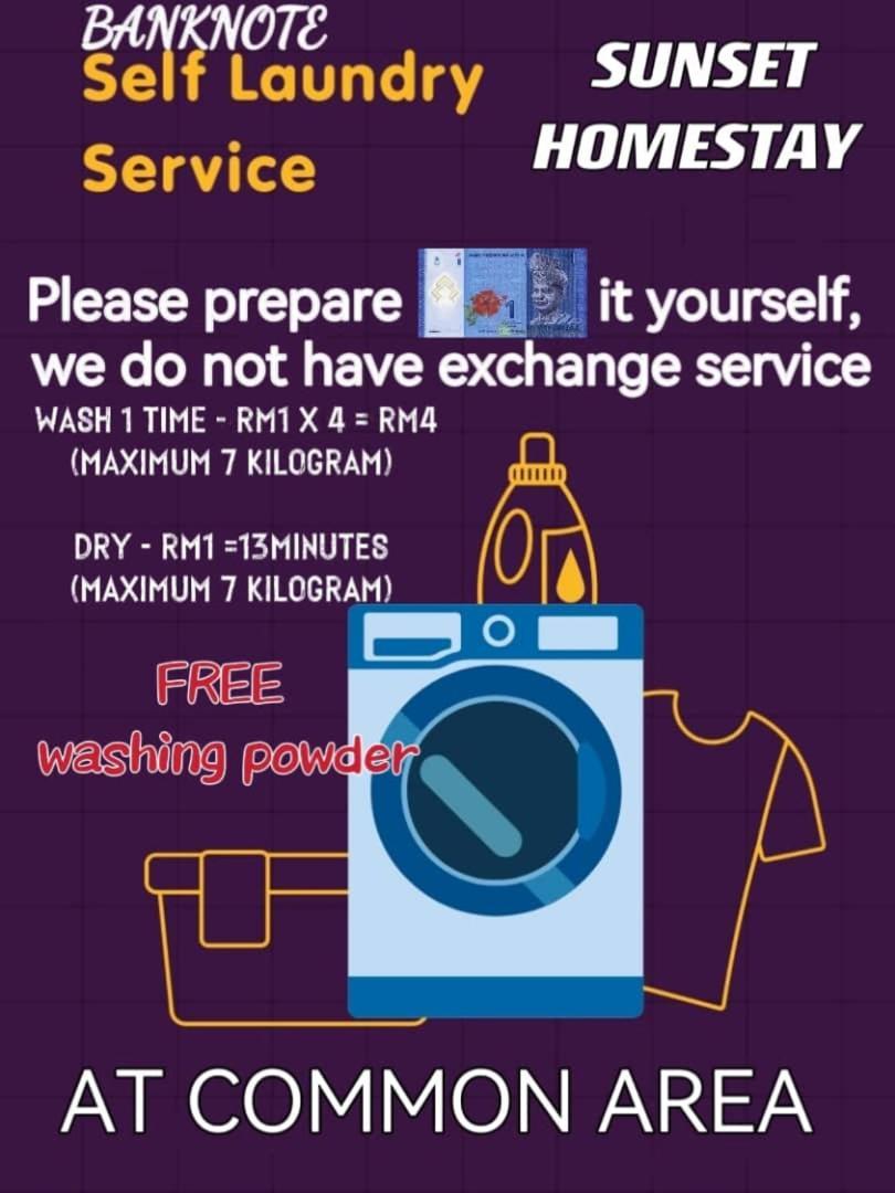 Sunset Homestay - Backpacker Hostel Self Checkin Kuching Extérieur photo